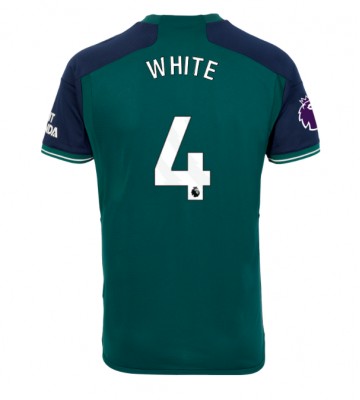 Arsenal Benjamin White #4 Tredje trøje 2023-24 Kort ærmer